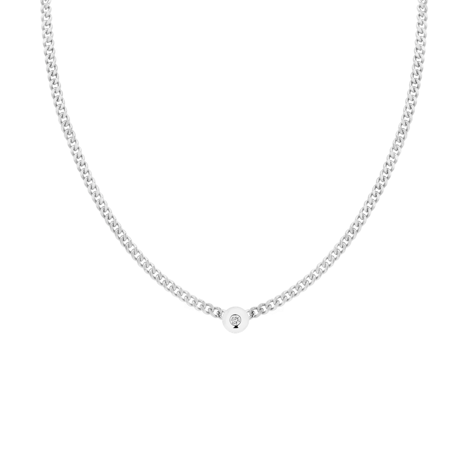 Náhrdelník s diamantem Circle od Clarity