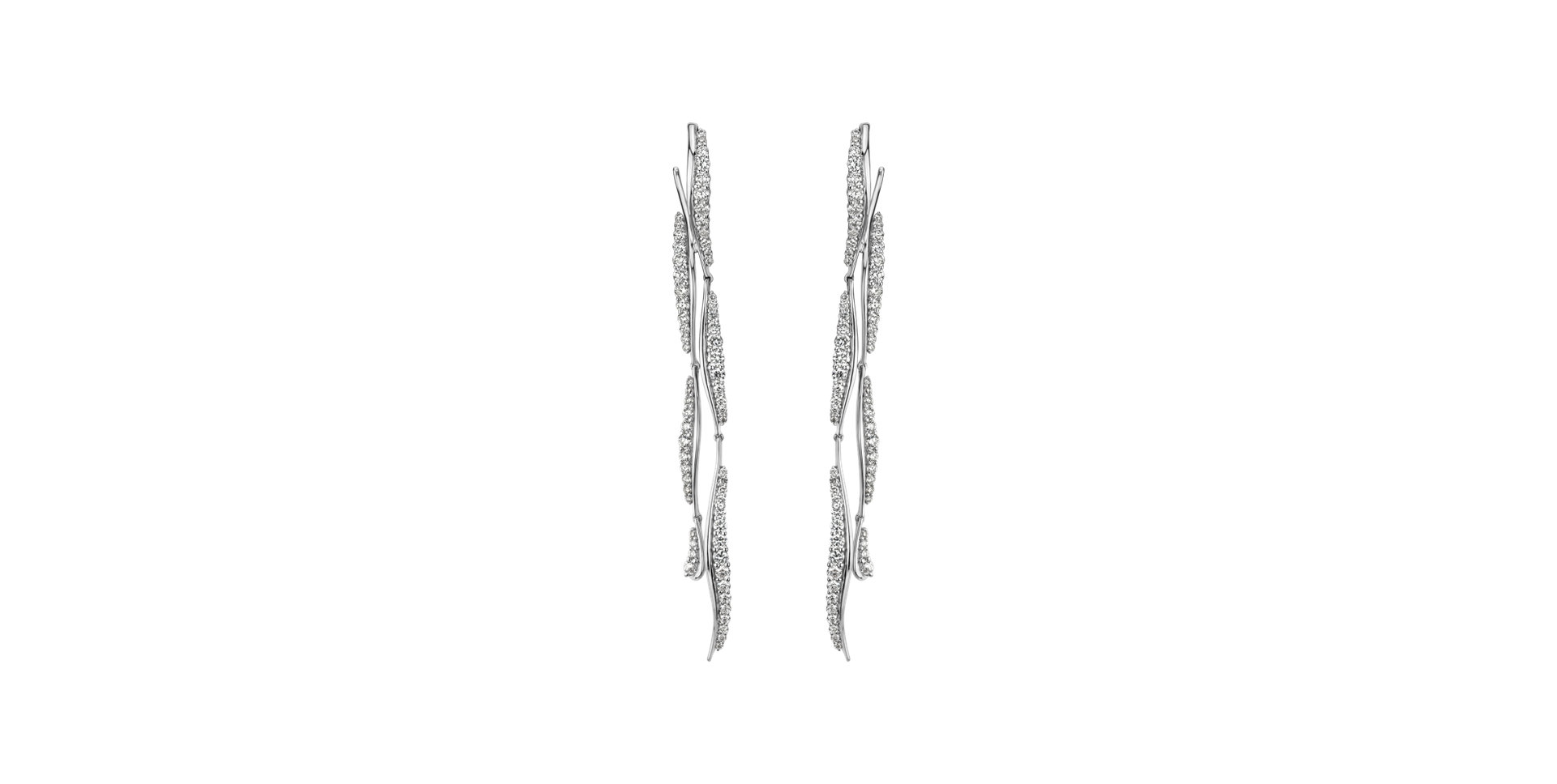 Náušnice s diamanty Misty Falls