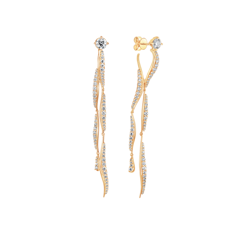 Náušnice s diamanty Twilight Falls