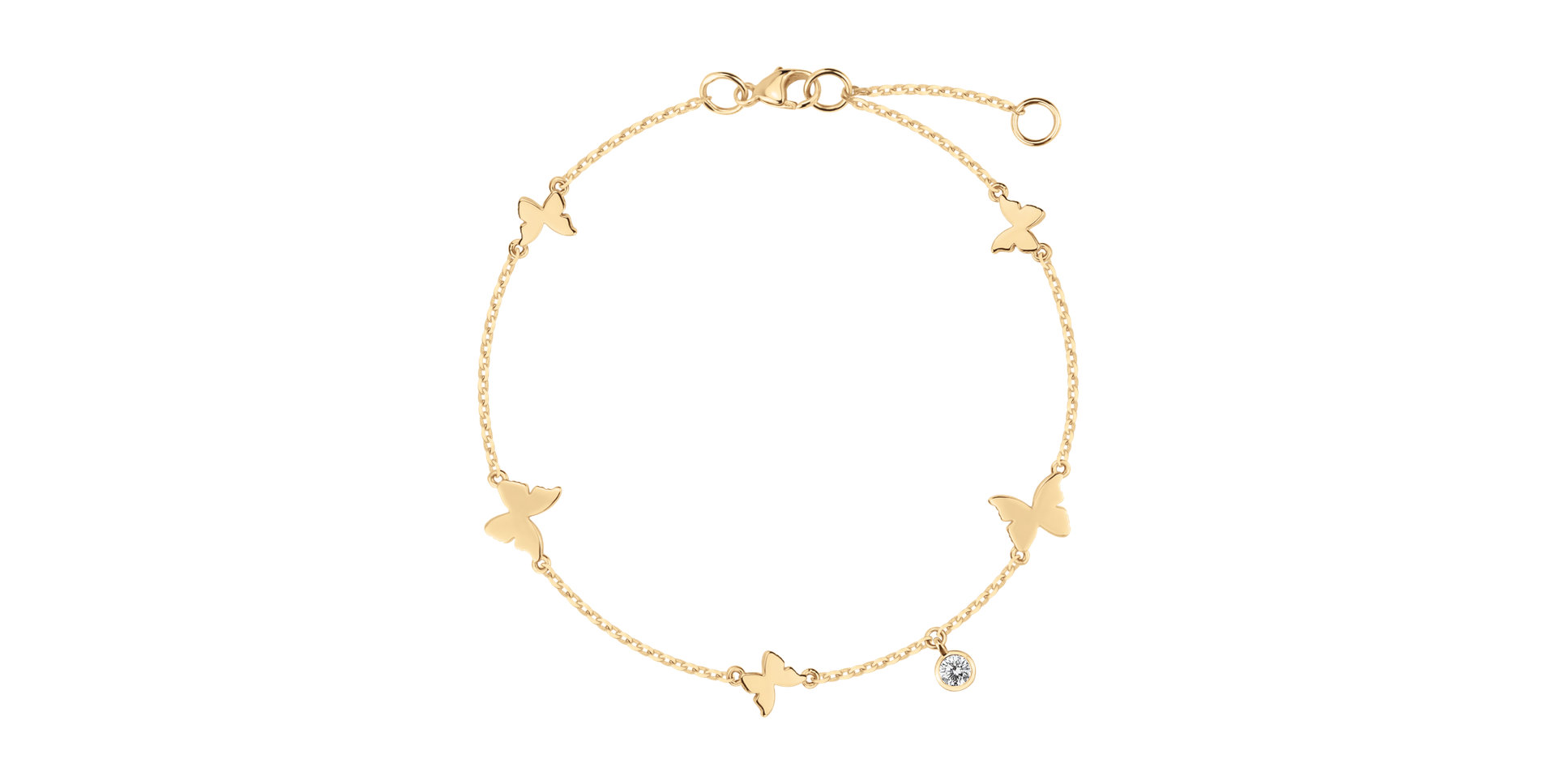 Náramek s diamantem Luna’s Dance