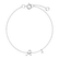 Náramek s diamantem Curly Letter A2