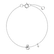 Náramek s diamantem Curly Letter E2