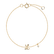 Náramek s diamantem Curly Letter L2