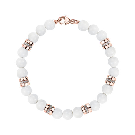 Náramek s diamanty a acháty Moonlace