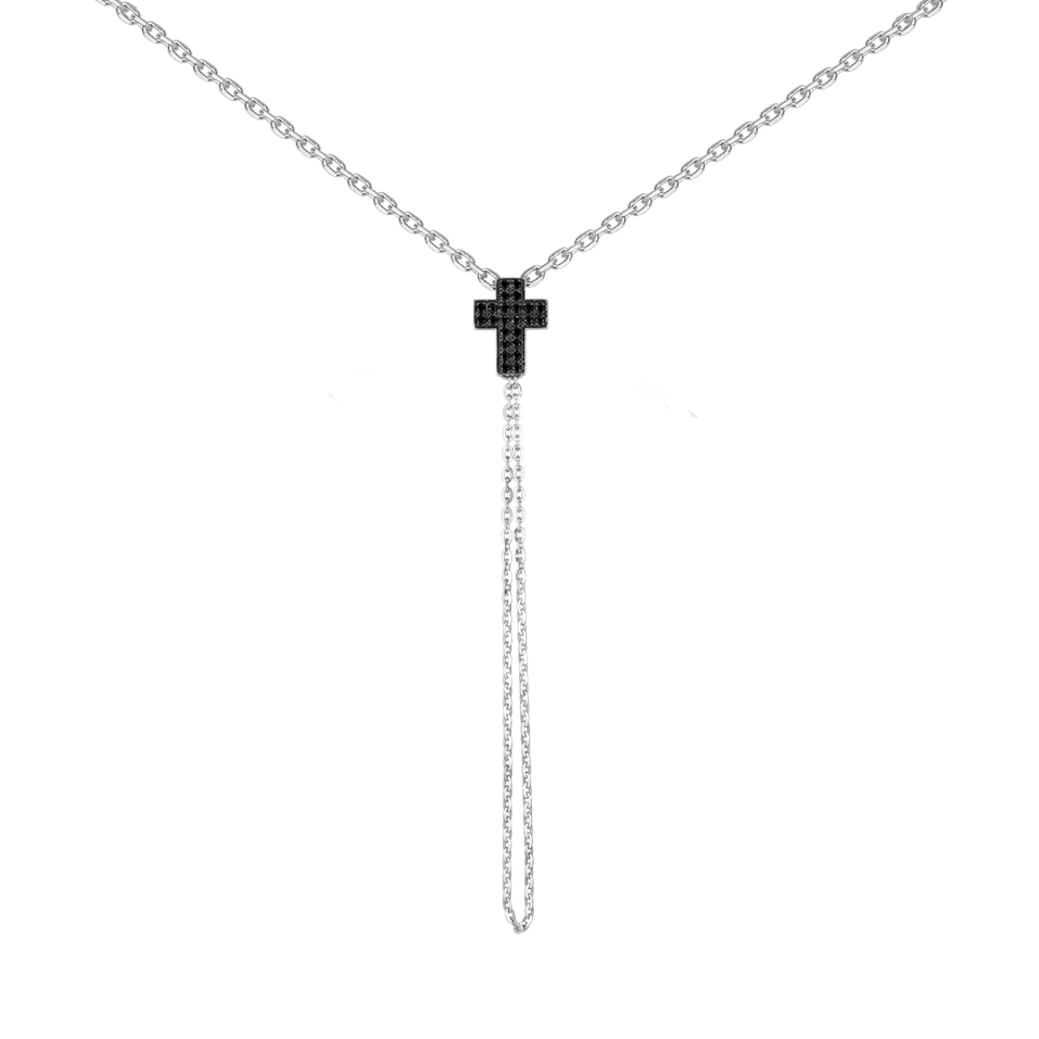 Náhrdelník s diamanty Divine Cross