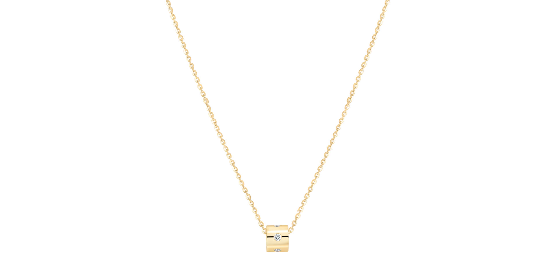 Náhrdelník s diamanty Glittering Line