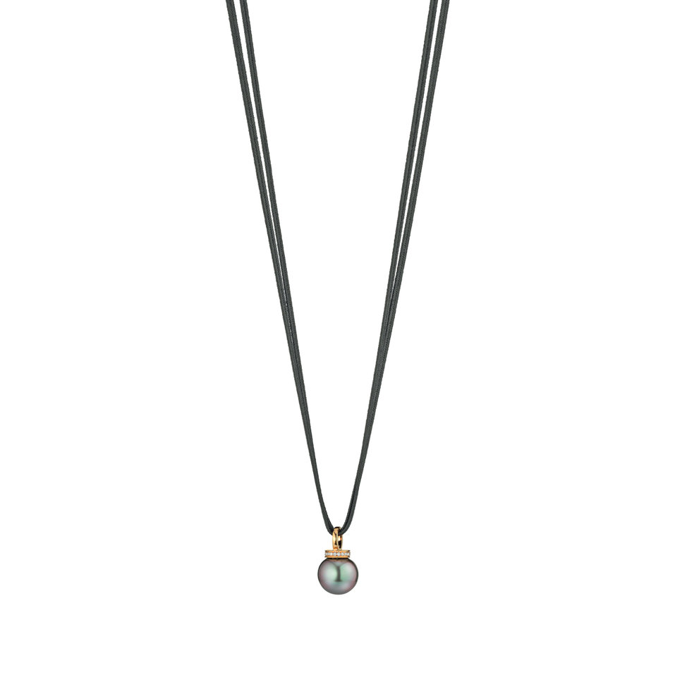 Náhrdelník s diamanty a perlou Modern Classsics