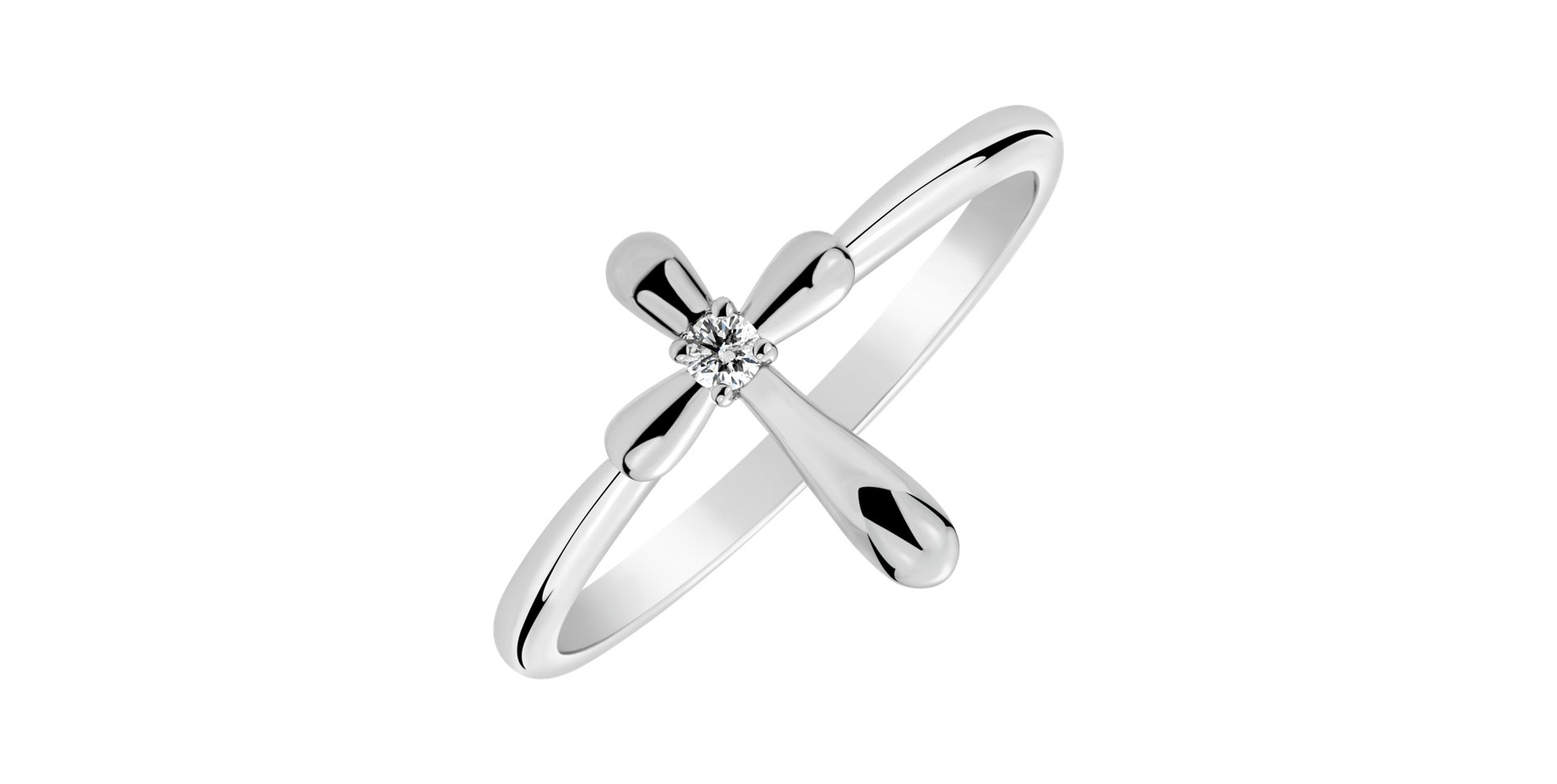 Prsten s diamantem Inner Light