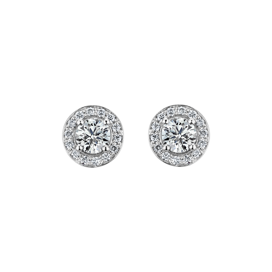 Náušnice s diamanty Sparkling Rain