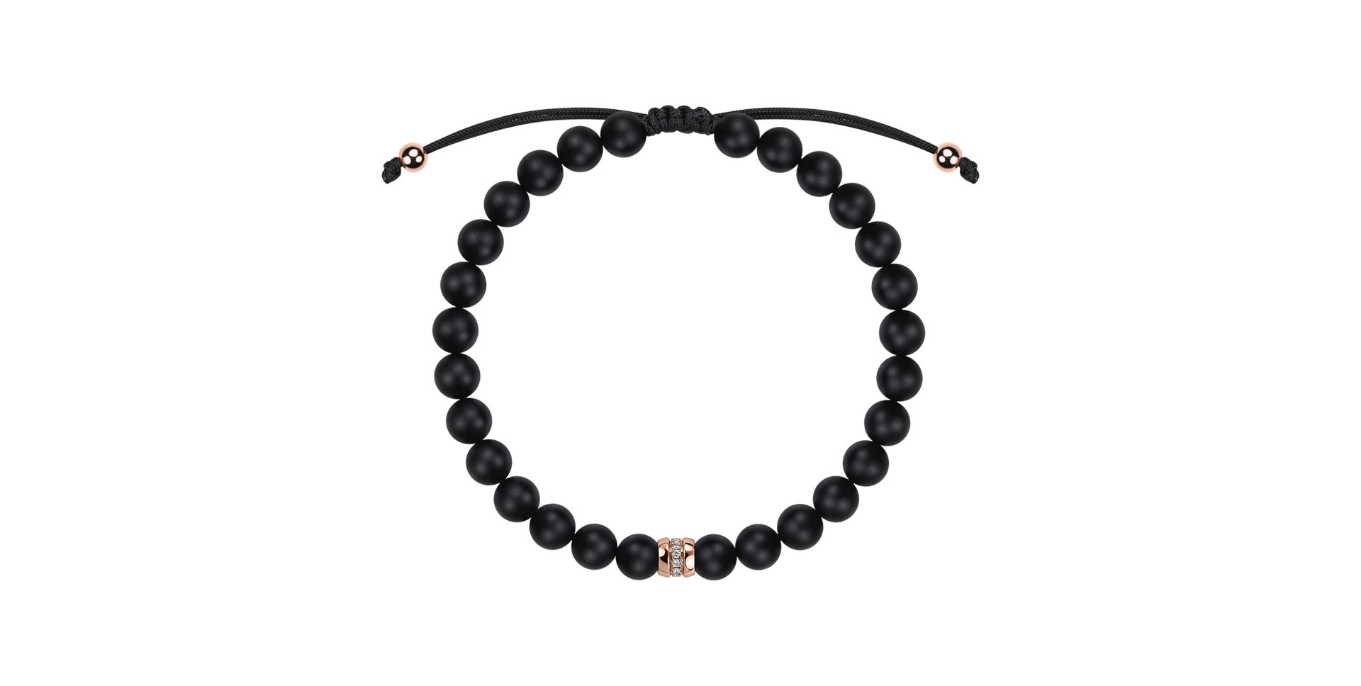 Náramek s diamanty a acháty Shadow Pulse