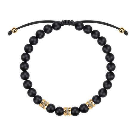 Náramek s diamanty a acháty Stillstorm