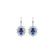 Náušnice s diamanty a tanzanitem Moon Witchery2
