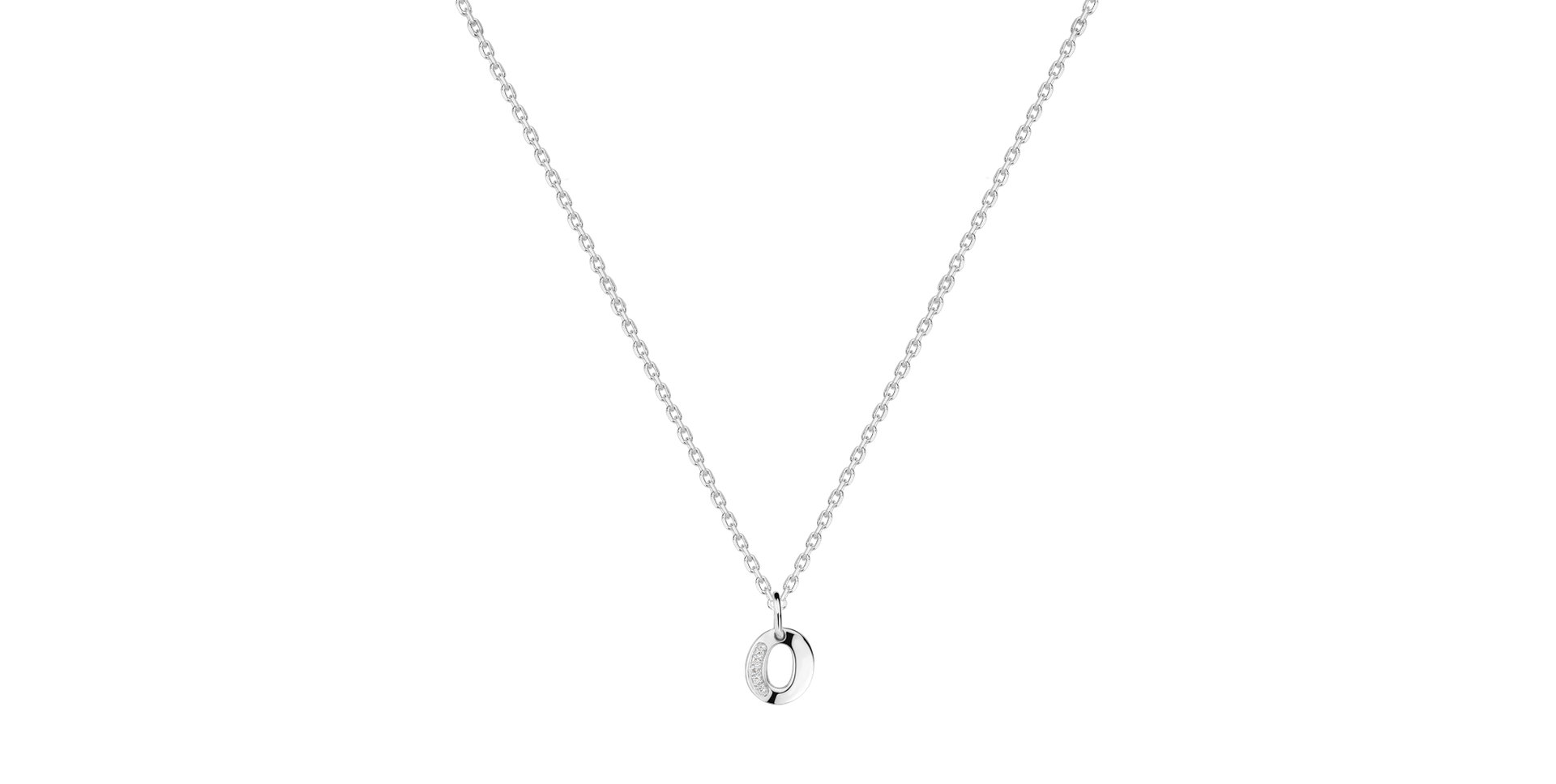 Náhrdelník s diamanty Dream Letter O