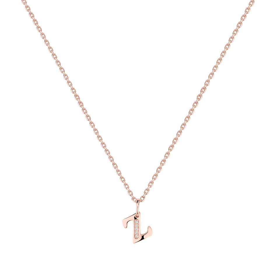 Náhrdelník s diamanty Dream Letter Z