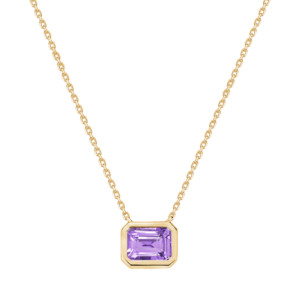 Náhrdelník s ametystem Aurum Breeze