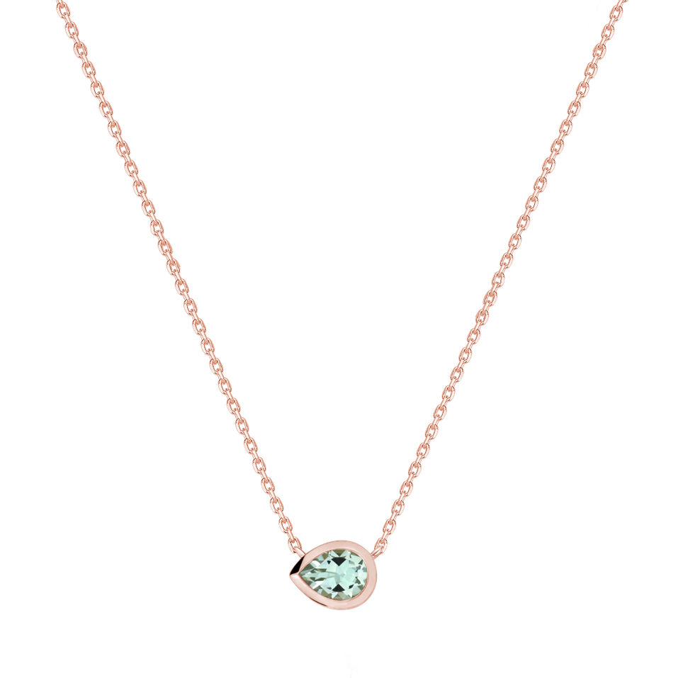 Náhrdelník s ametystem Solara Drop