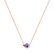 Náhrdelník s ametystem Solara Drop2