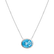 Náhrdelník s topazem Satin Mirror2