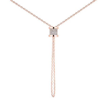 Náhrdelník s diamanty Timeless Spiral