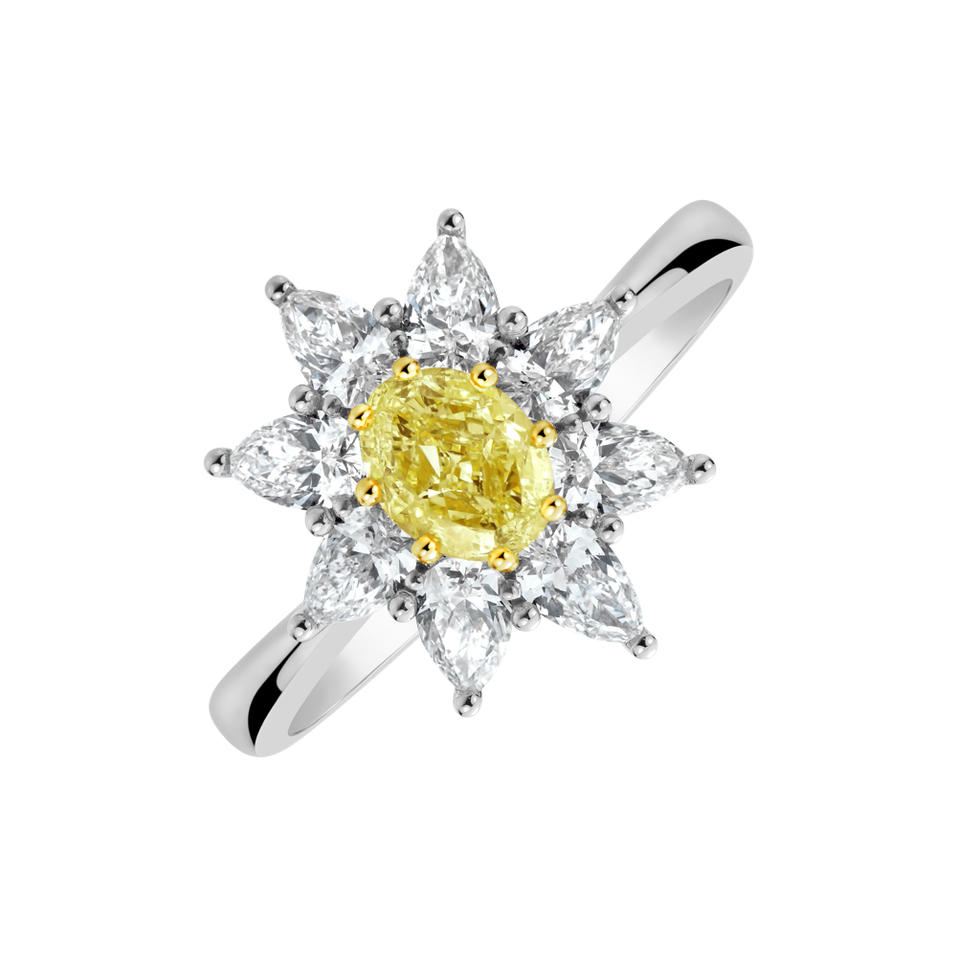 Prsten s diamanty Queen of Rays