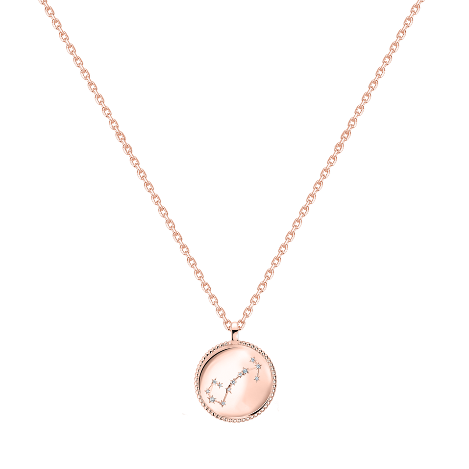 Náhrdelník s diamanty Zodiac Sign Scorpio