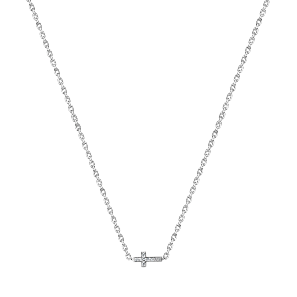 Náhrdelník s diamanty Cross