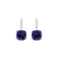 Náušnice s diamanty a ametystem Carelia4