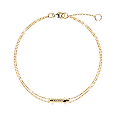 Náramek s diamanty Alluring Letter