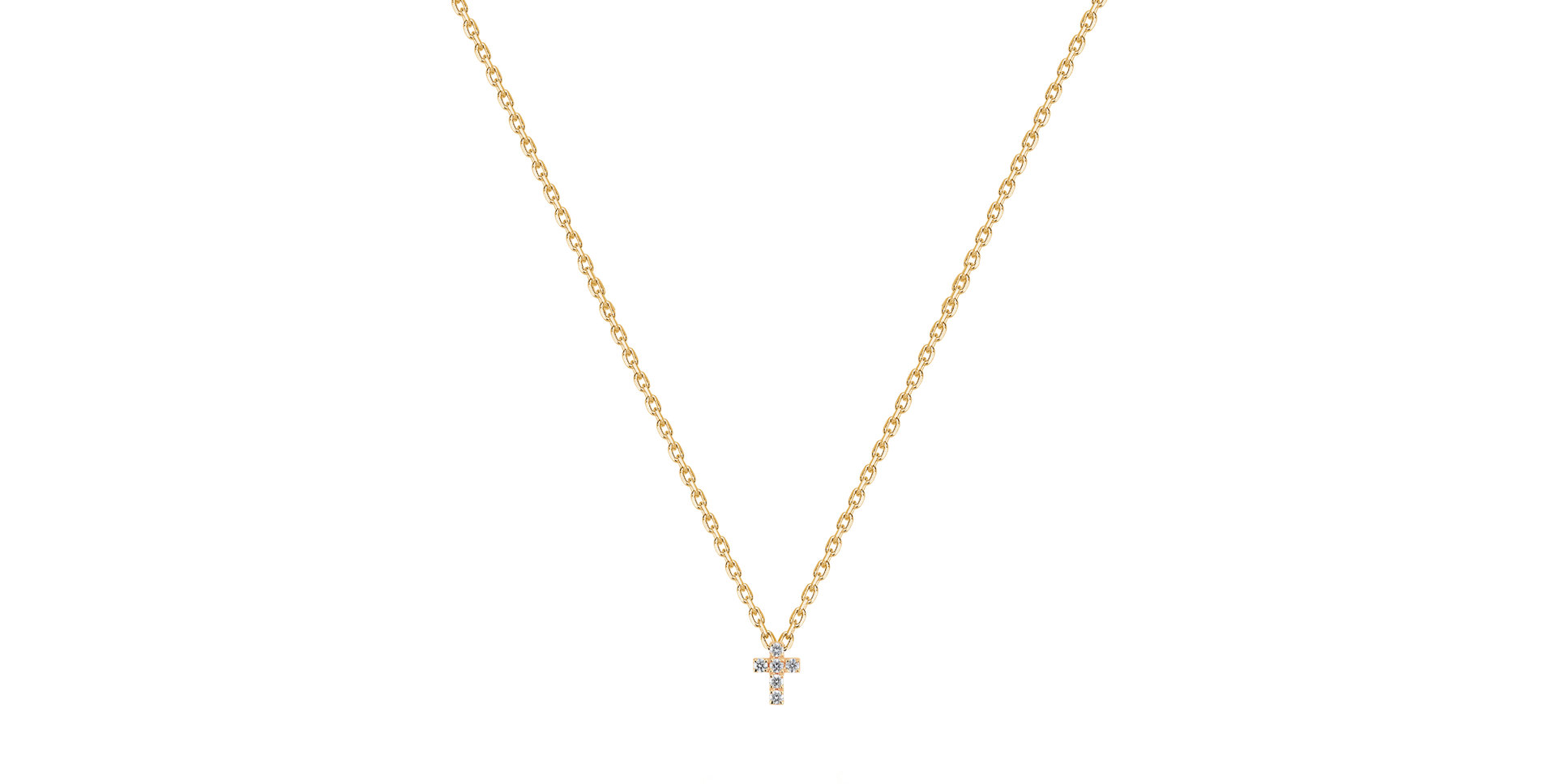 Náhrdelník diamanty Cross