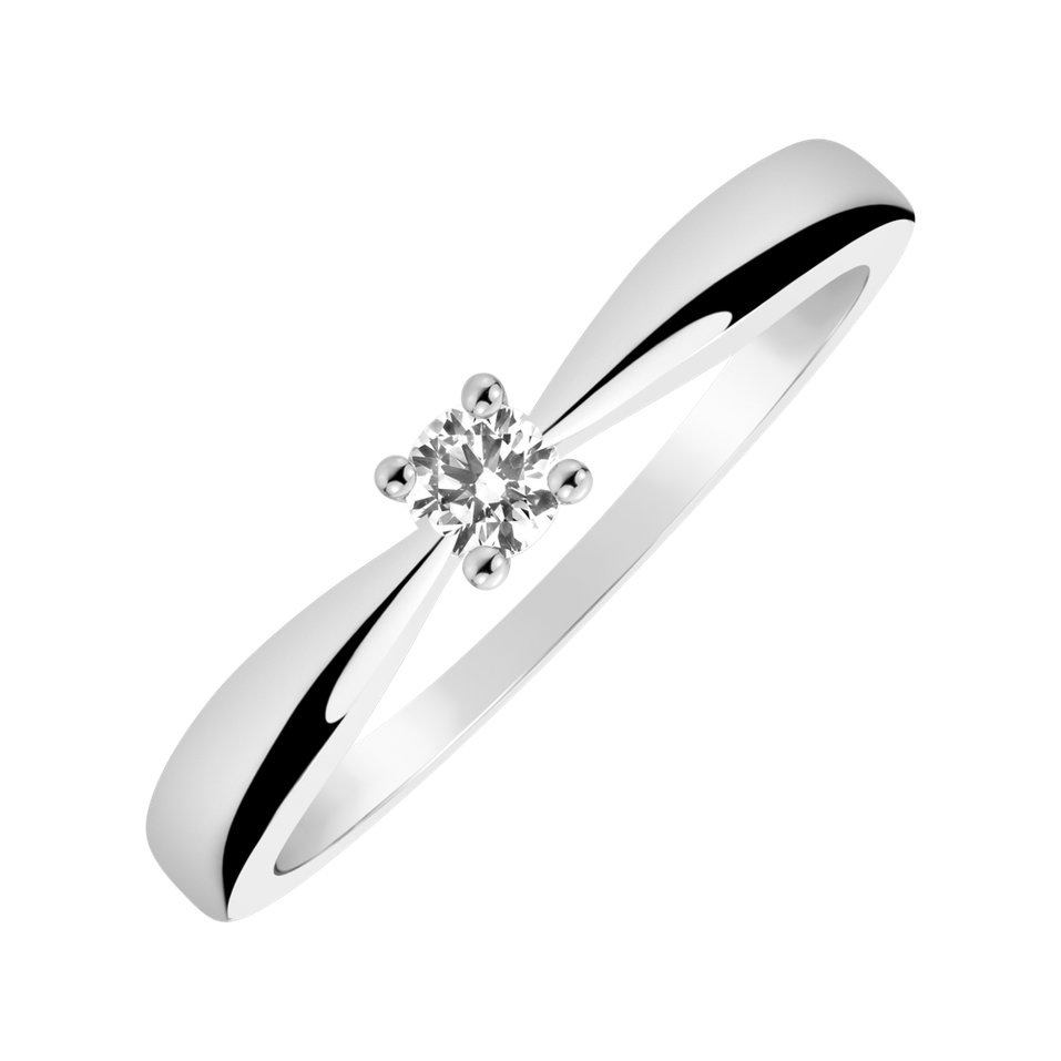 Prsten s diamantem Chic