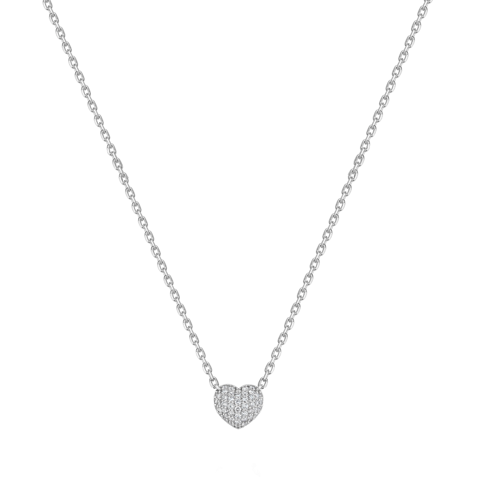 Náhrdelník s diamanty Express your love