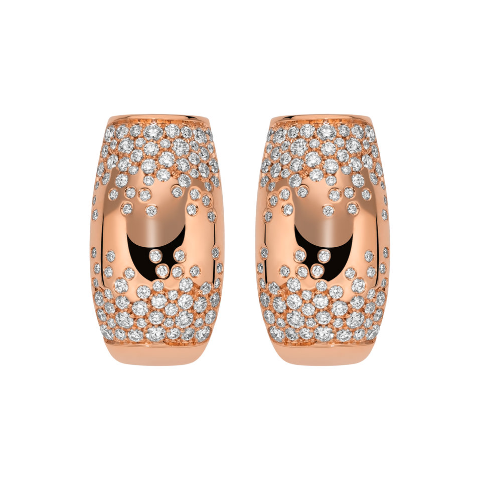 Náušnice s diamanty Love Nest