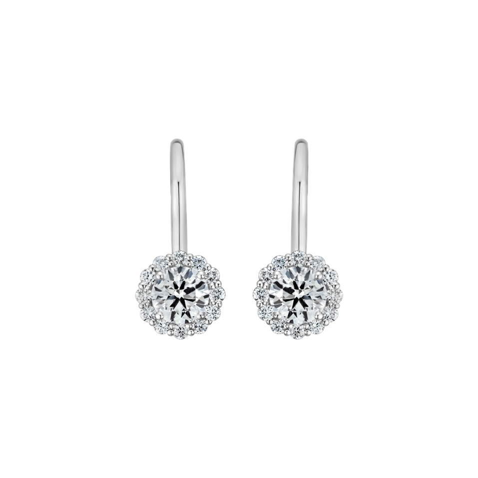 Náušnice s diamanty Bloom Spark