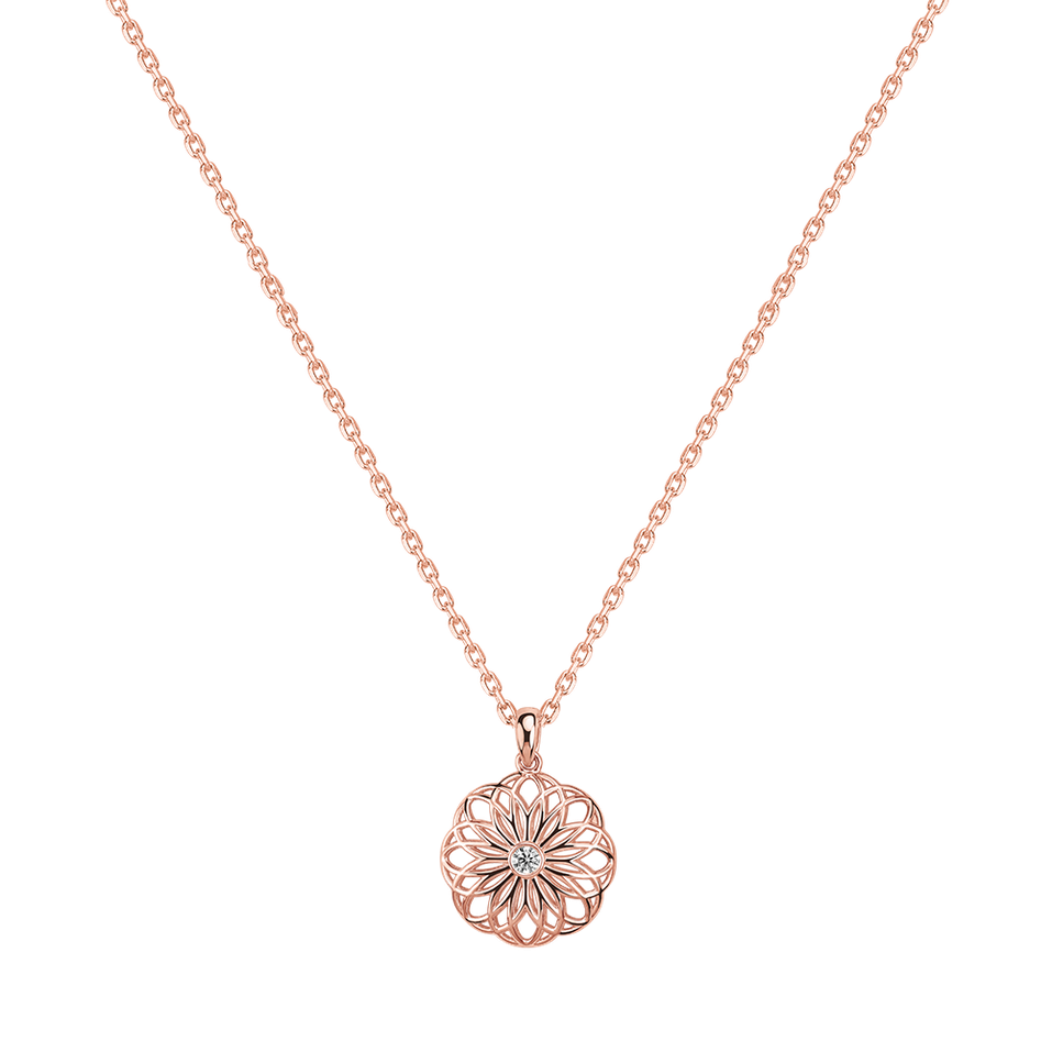 Náhrdelník s diamantem Le Soleil