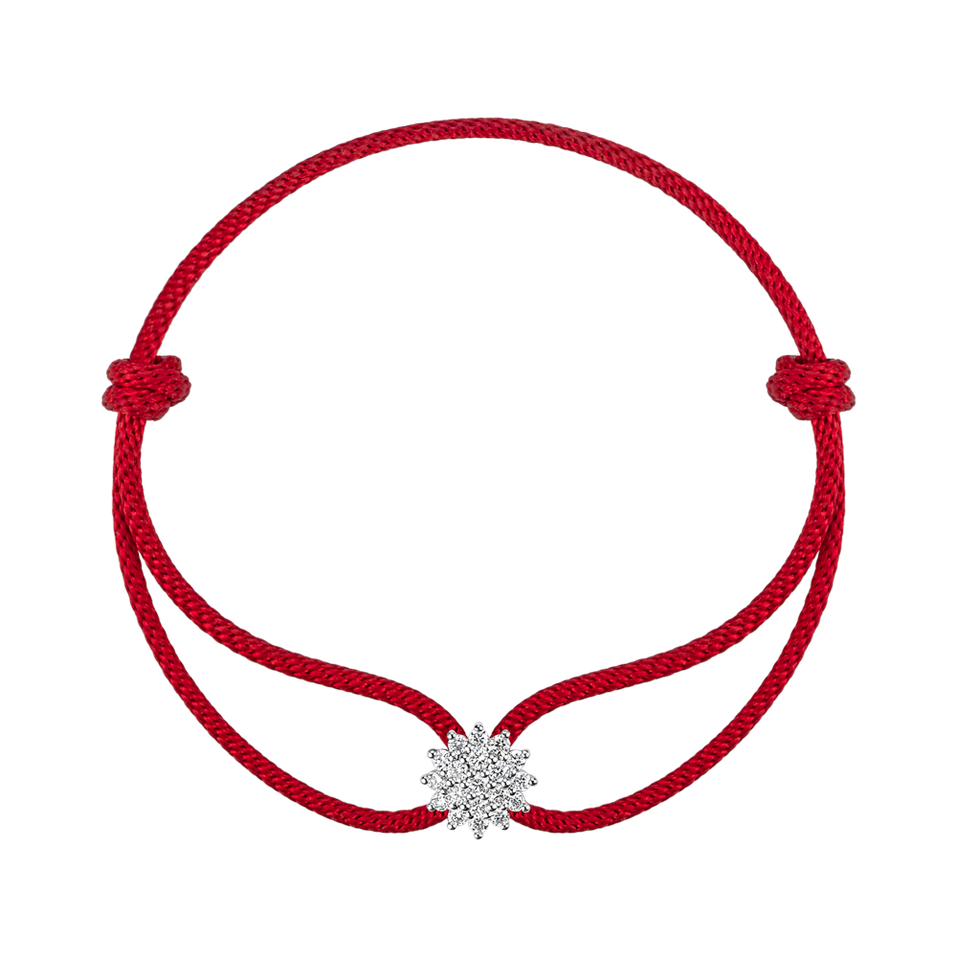 Náramek s diamanty Delicate Star