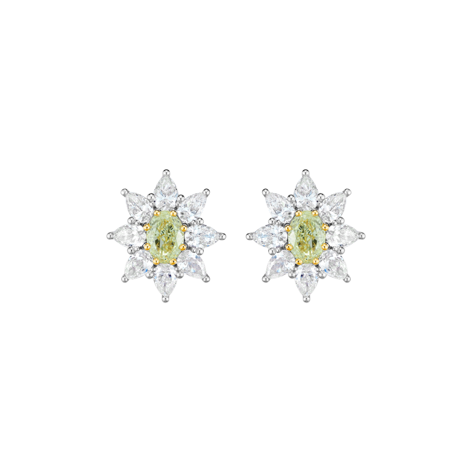 Náušnice s diamanty Queen of Rays