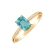 Prsten s diamanty a apatitem Light of Spring2