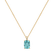 Náhrdelník s diamanty a apatitem Aqua Lumos2