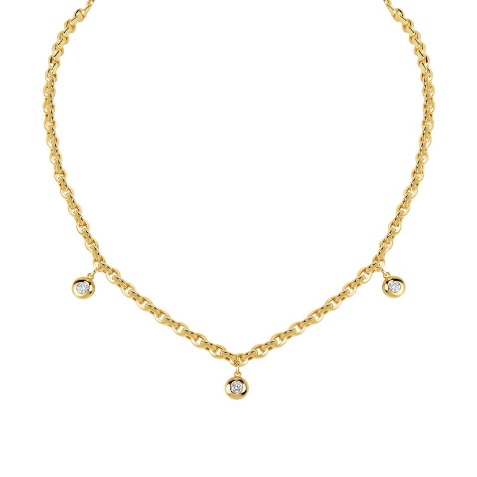 Náhrdelník s diamanty The Bold