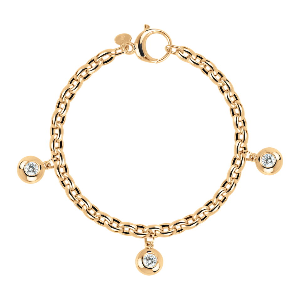 Náramek s diamanty The Bold Gleam