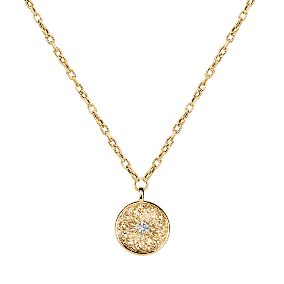 Náhrdelník s diamantem Lumare