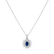 Náhrdelník s diamanty a safírem Venancio1