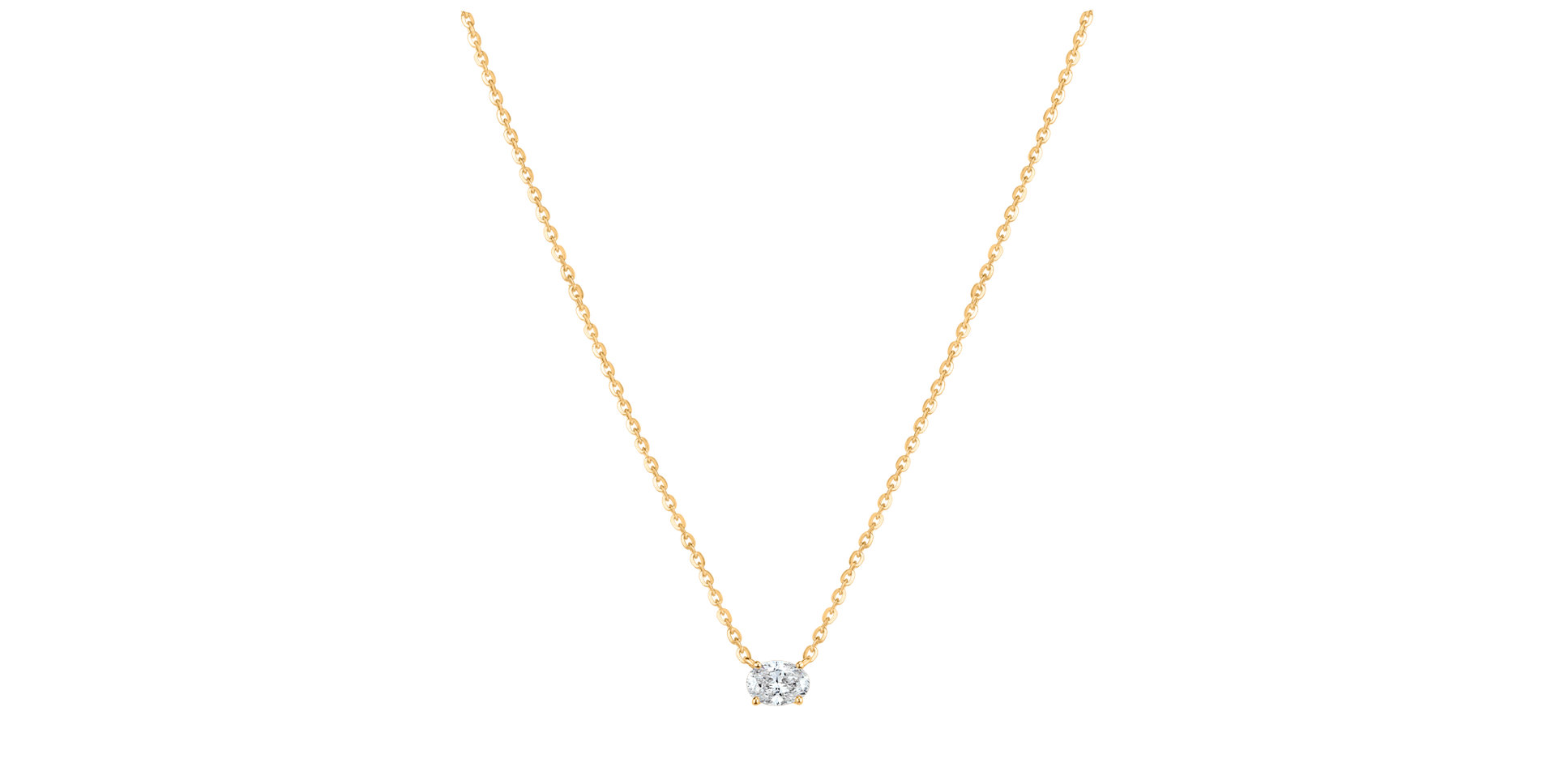 Náhrdelník s diamantem Eden