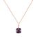 Náhrdelník s diamantem a rhodolitem Moonlight Gem2