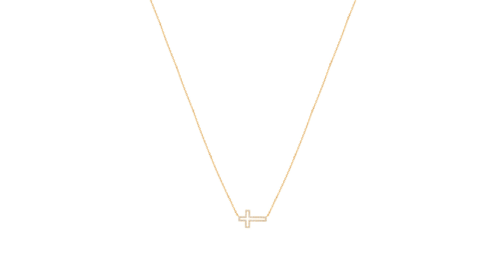 Náhrdelník s diamanty Cross