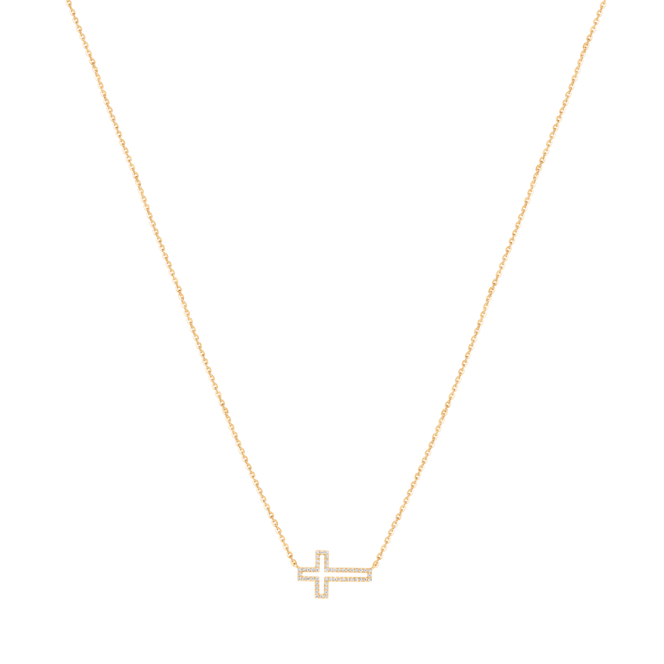 Náhrdelník s diamanty Cross