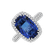 Prsten s diamanty a tanzanitem Ocean Depth2