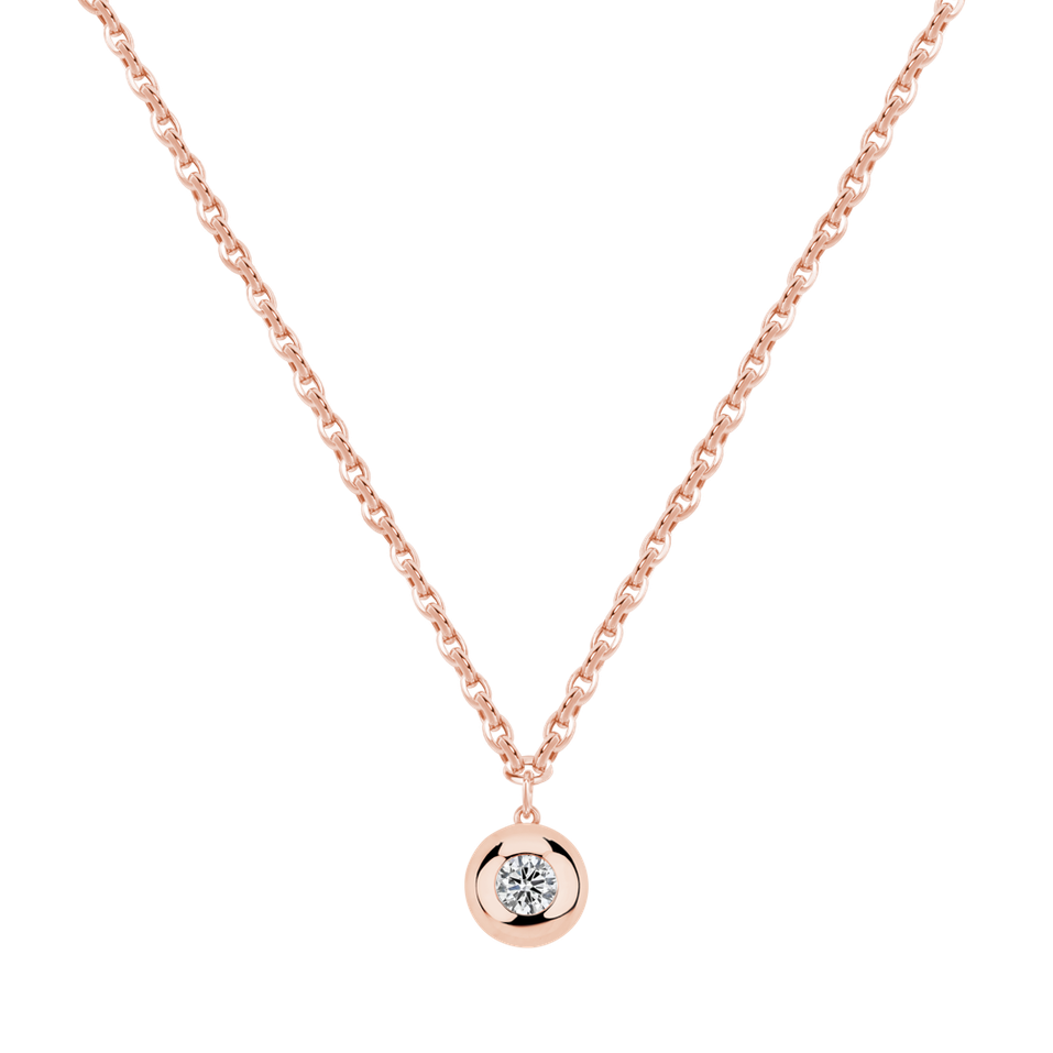Náhrdelník s diamantem The Bold