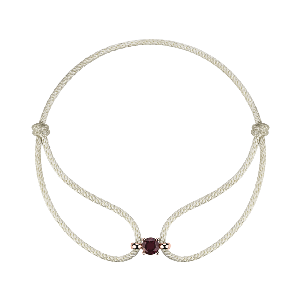 Náramek s rhodolitem Delilah