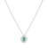 Náhrdelník s diamanty a paraibou Petal of the Wind2